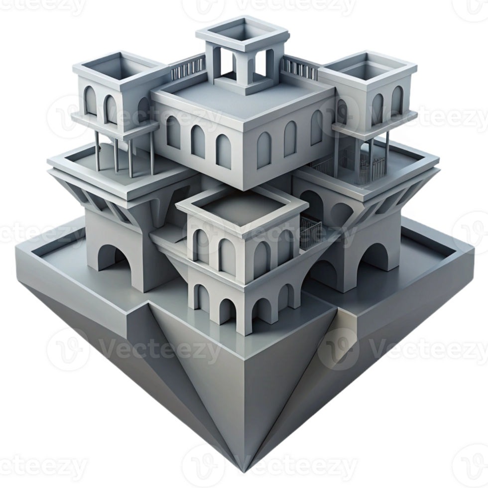 impressive modern A Gravity Defying Escher Esque premium png
