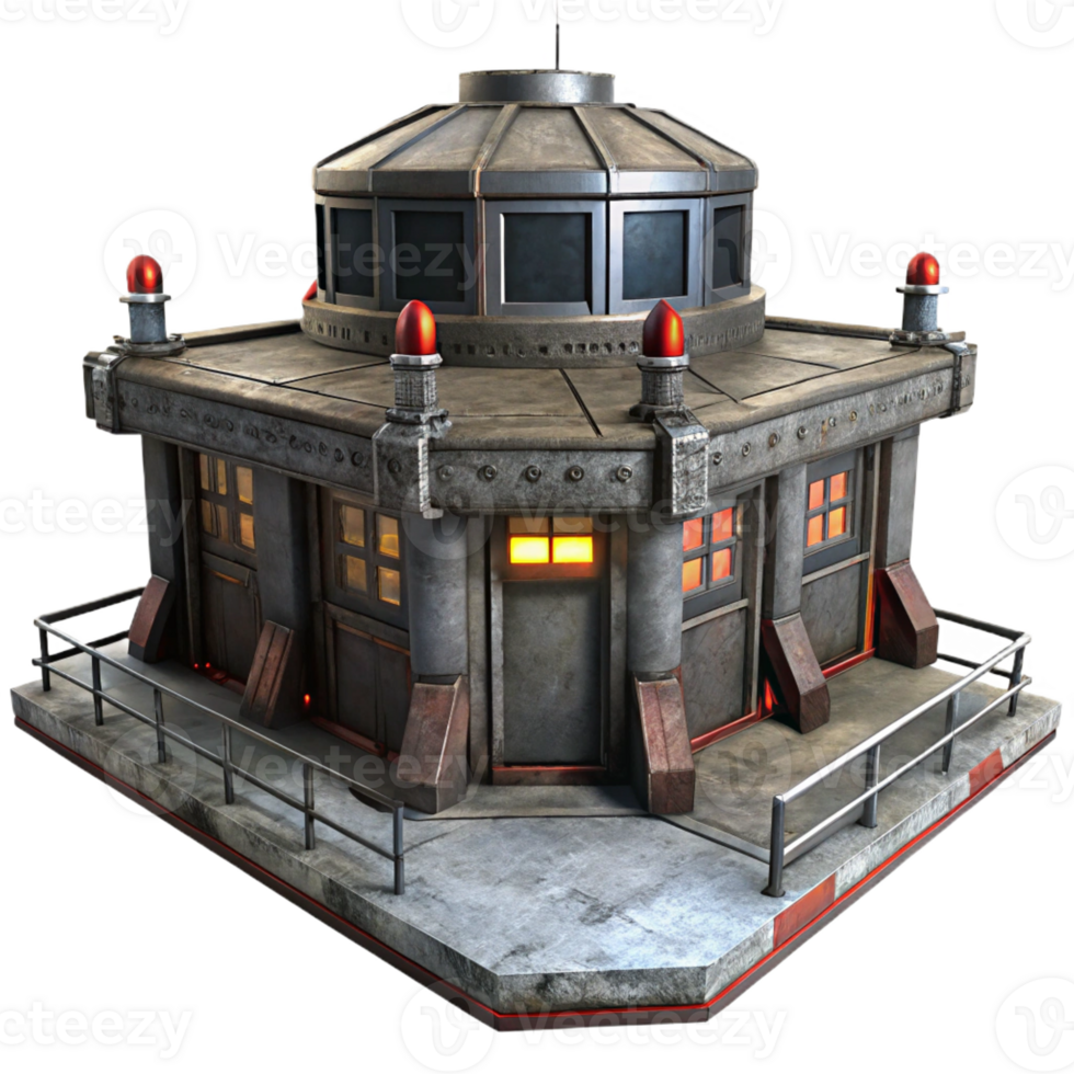 wonderful rustic A Deserted Space Station Weathered high quality png