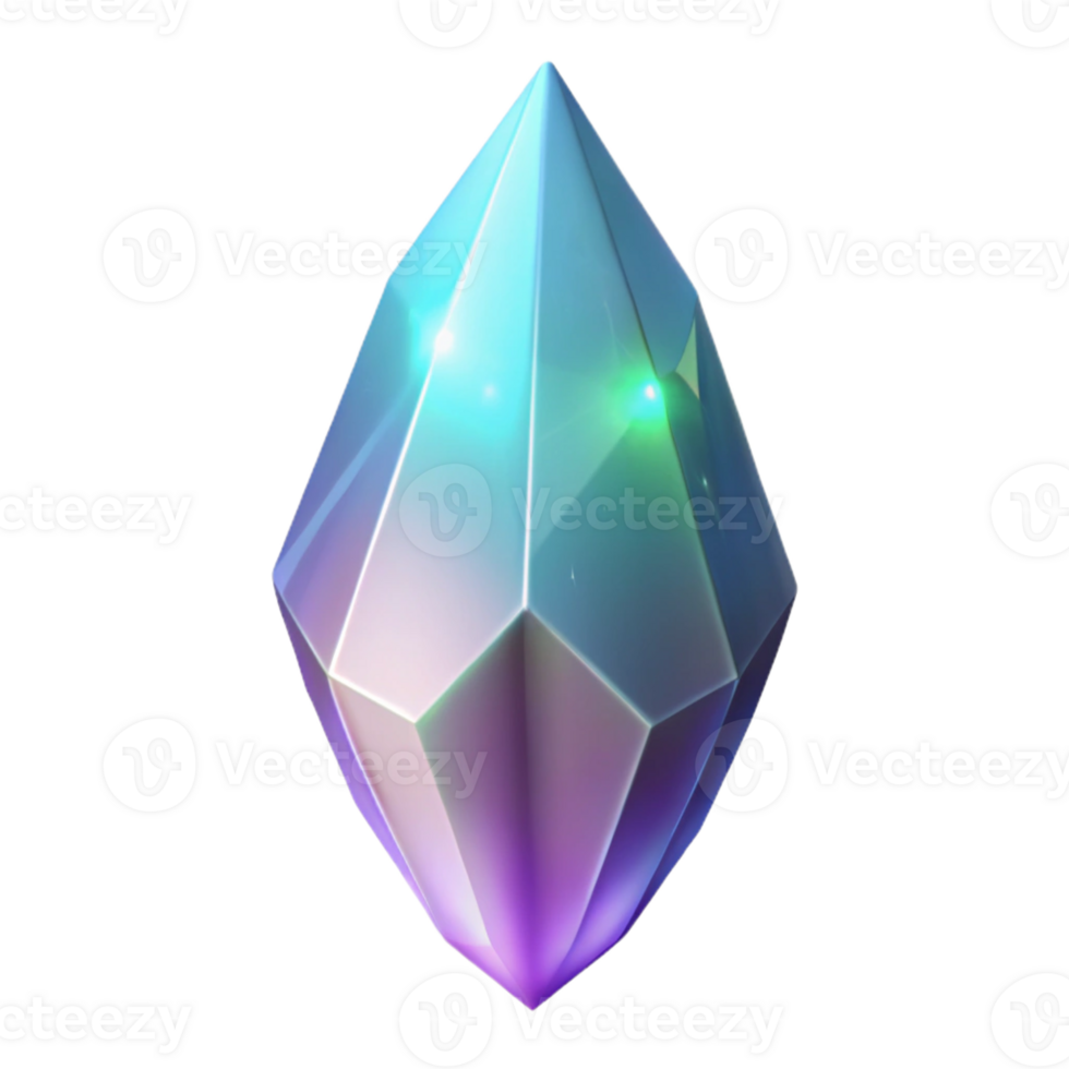 magnificent vintage A Single Glowing Crystal Ethereal high resolution png