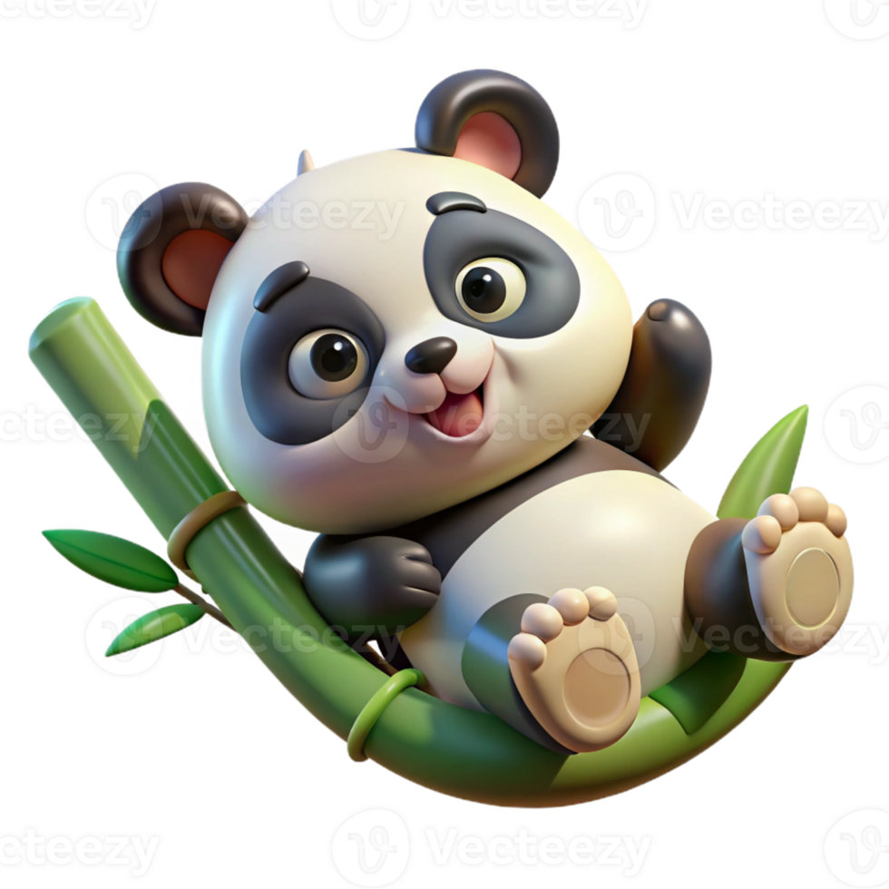 extraordinary classic A Playful Panda Cub Rolling in a Patch original png