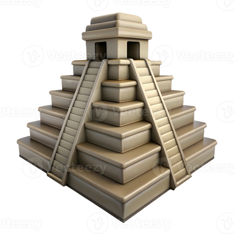 magnificent contemporary A Mayan Pyramid Temple Intricately exclusive png