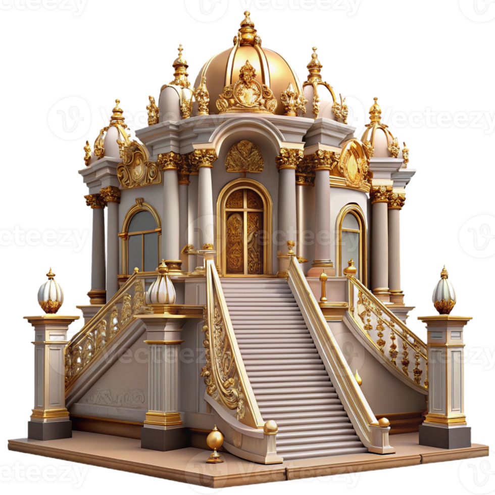 vibrant vintage Baroque Palace Ornate Decorations genuine png