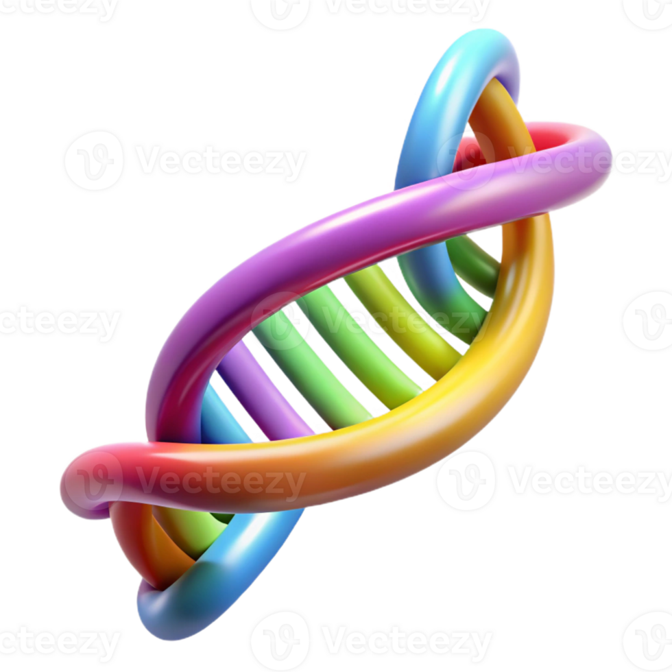 wonderful classic A Dna Strand Visualized As a Glowing professional png