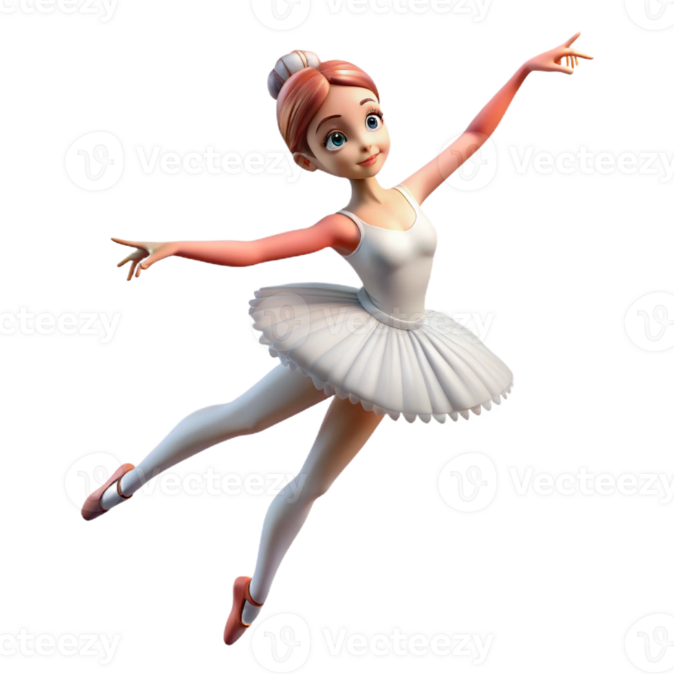 extraordinary abstract A Graceful Ballerina in a White Tutu high quality png