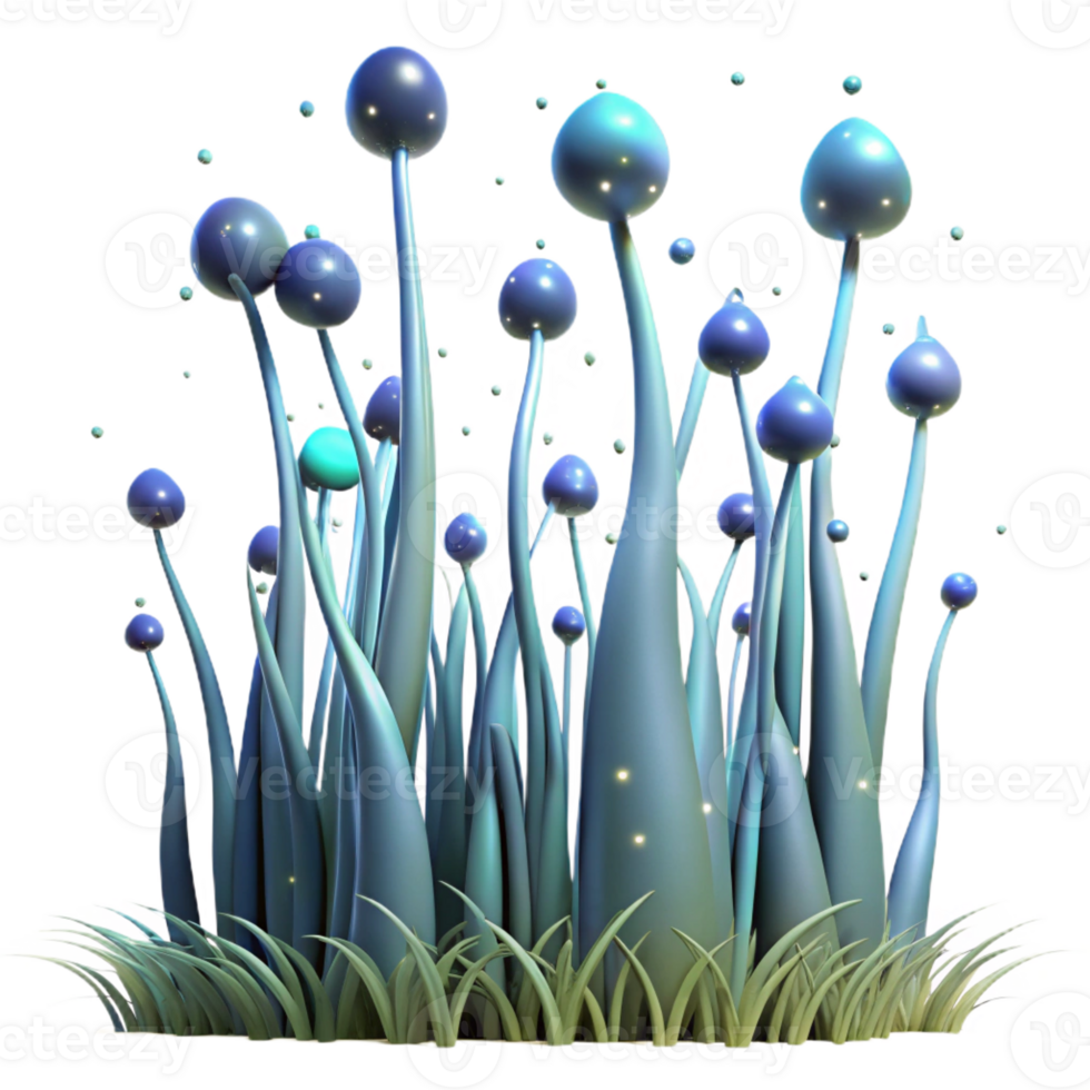 magnificent abstract A Field of Tall Slender professional png