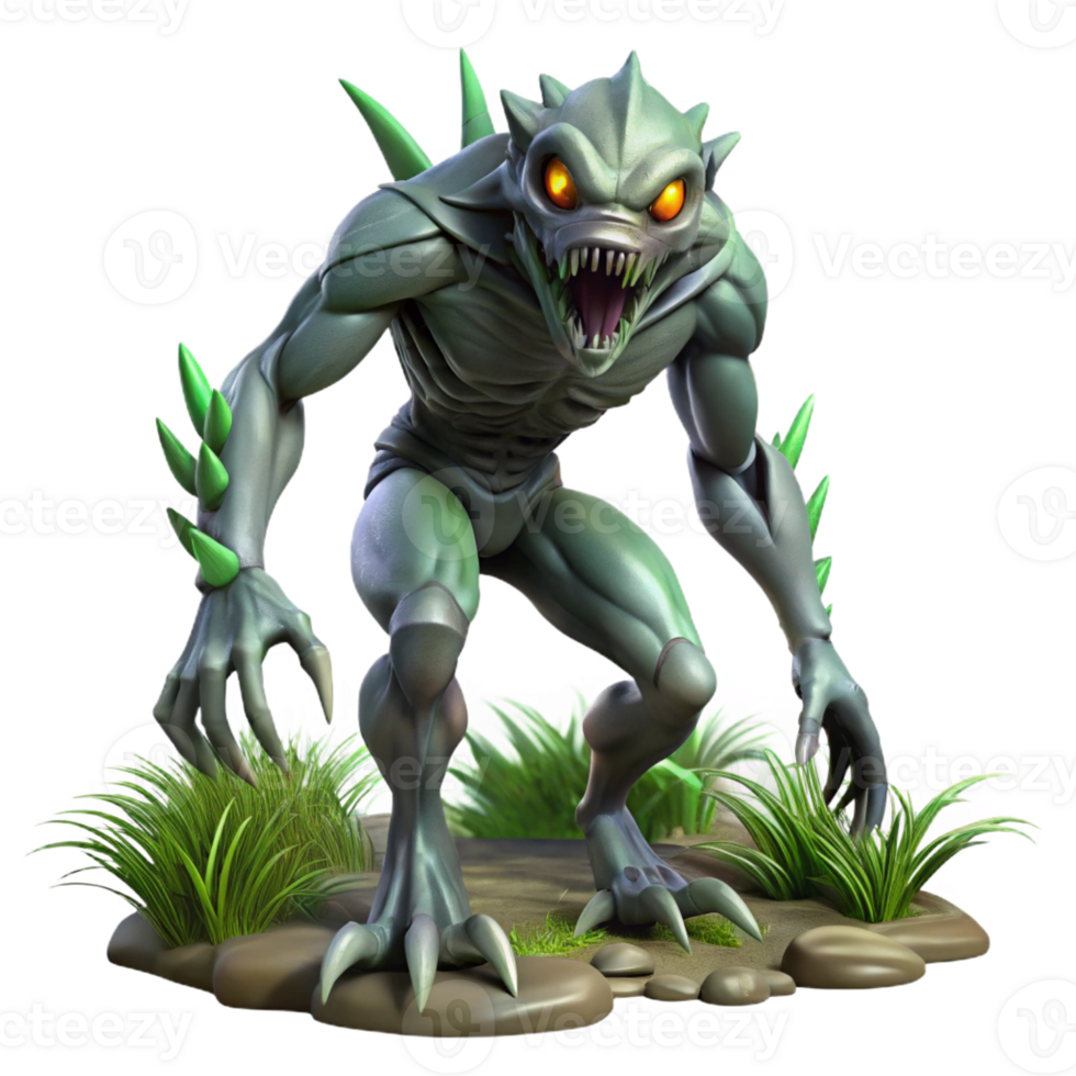 beautiful artistic A Powerful Biomechanical Creature authentic png