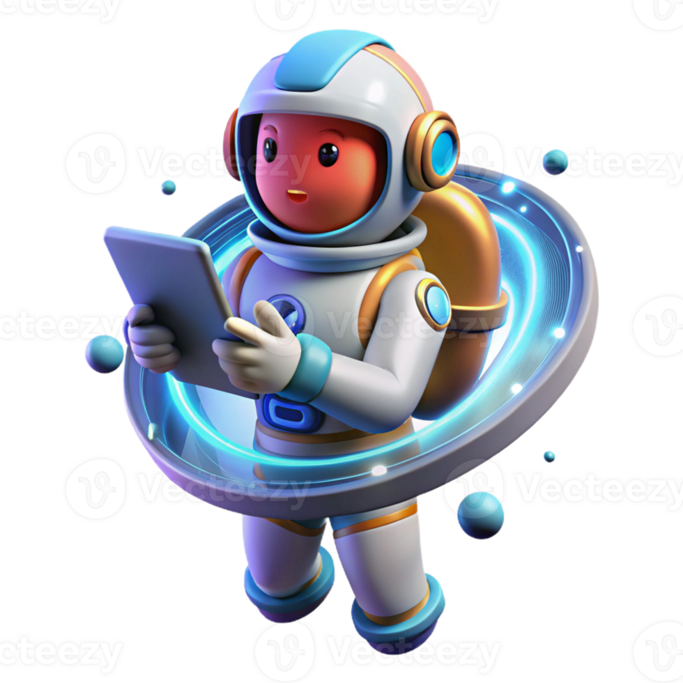 beautiful abstract A Lone Astronaut Holding a Glowing authentic png