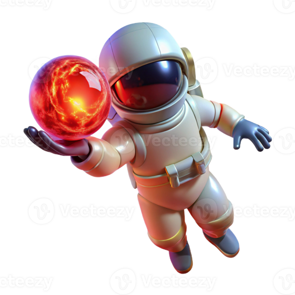 impressive abstract A Lone Astronaut Adrift in the Vastness premium png
