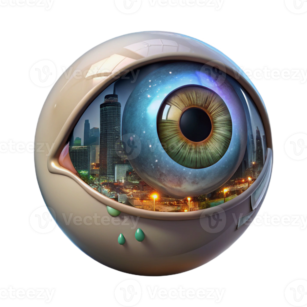 vibrant minimalist A Single Tear Rolling Down a Giant high quality png
