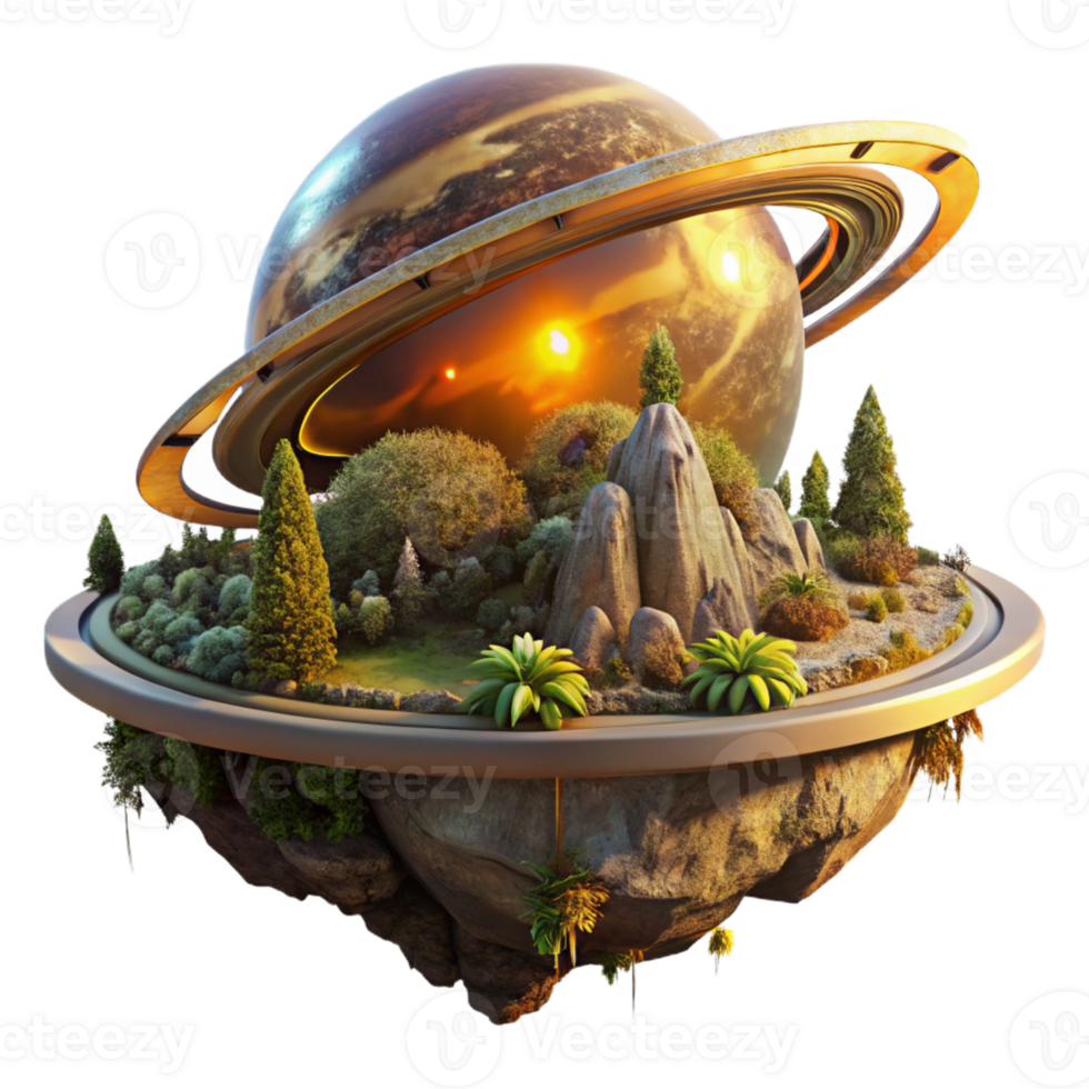 impressive traditional Overgrown Ancient Space high quality png