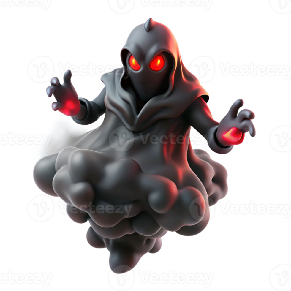 stunning classic A Floating Spectral Figure Composed of 4K png