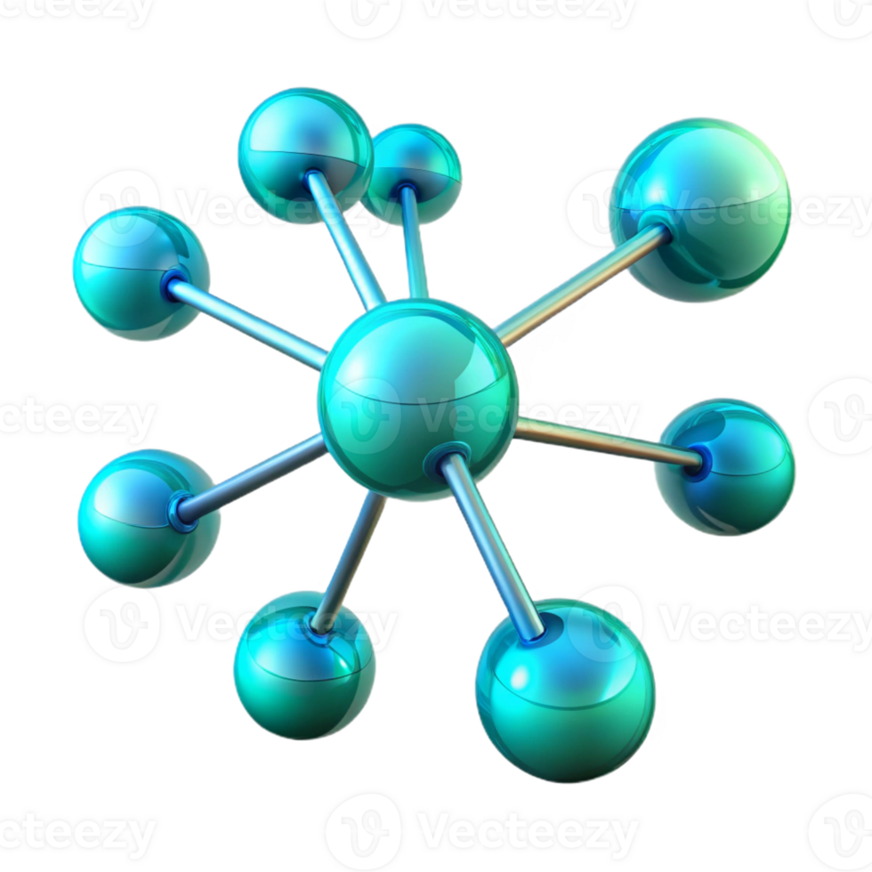magnificent contemporary A Network of Pulsating Interconnected genuine png