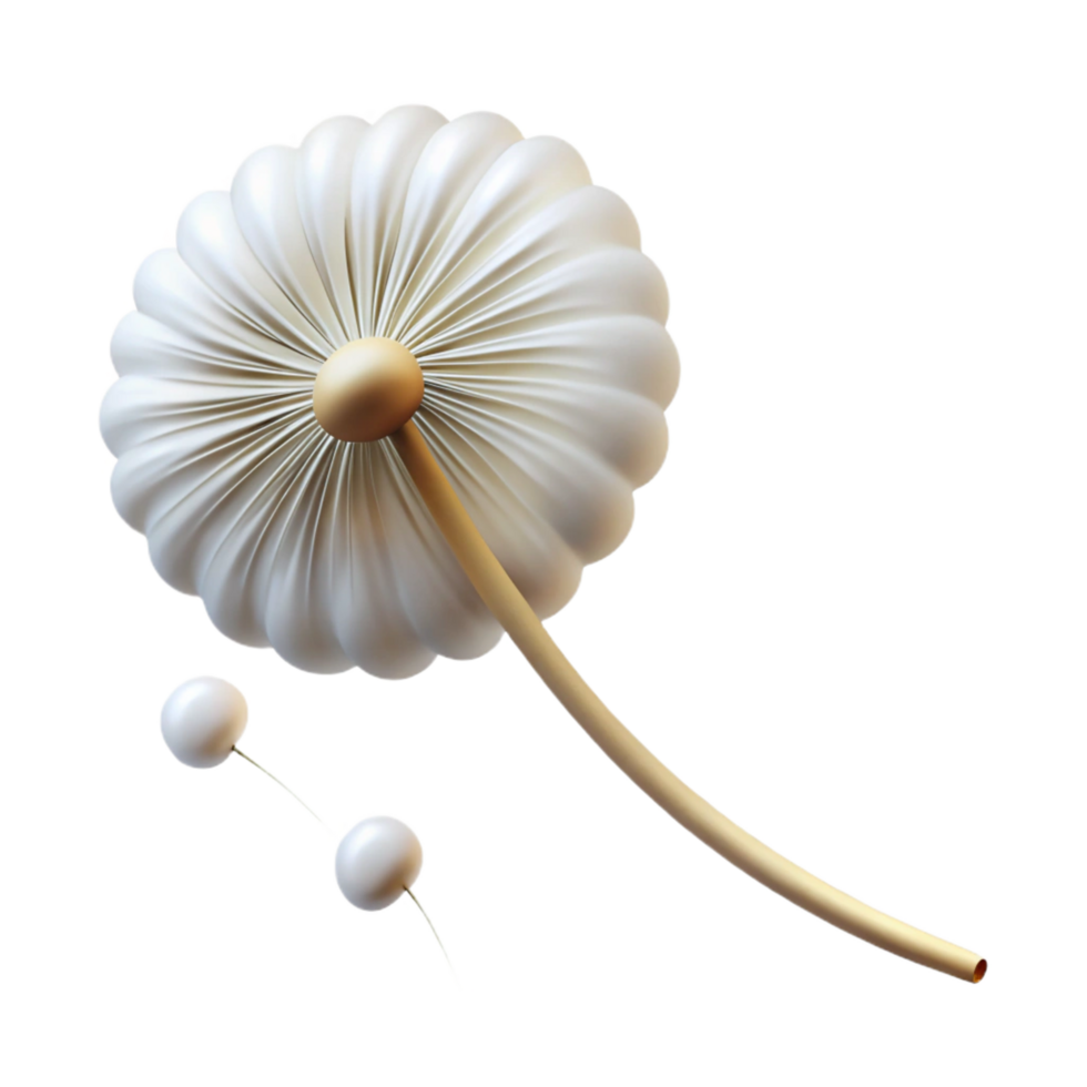 stunning modern A Single Dandelion Seed Floating in the high quality png