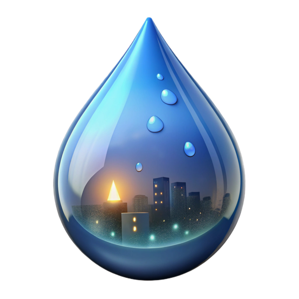 dramatic rustic A Single Raindrop on a Windowpane high quality png