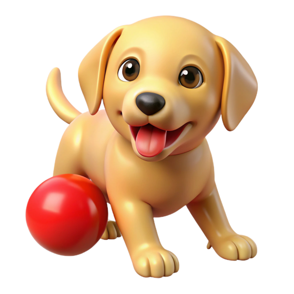 wonderful contemporary A Playful Golden Retriever Puppy with a genuine png