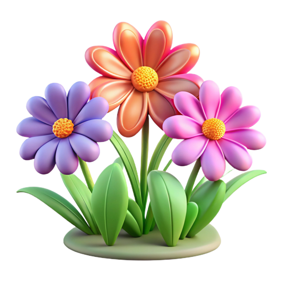 serene classic A Cluster of Vibrant Wildflowers in a exclusive png