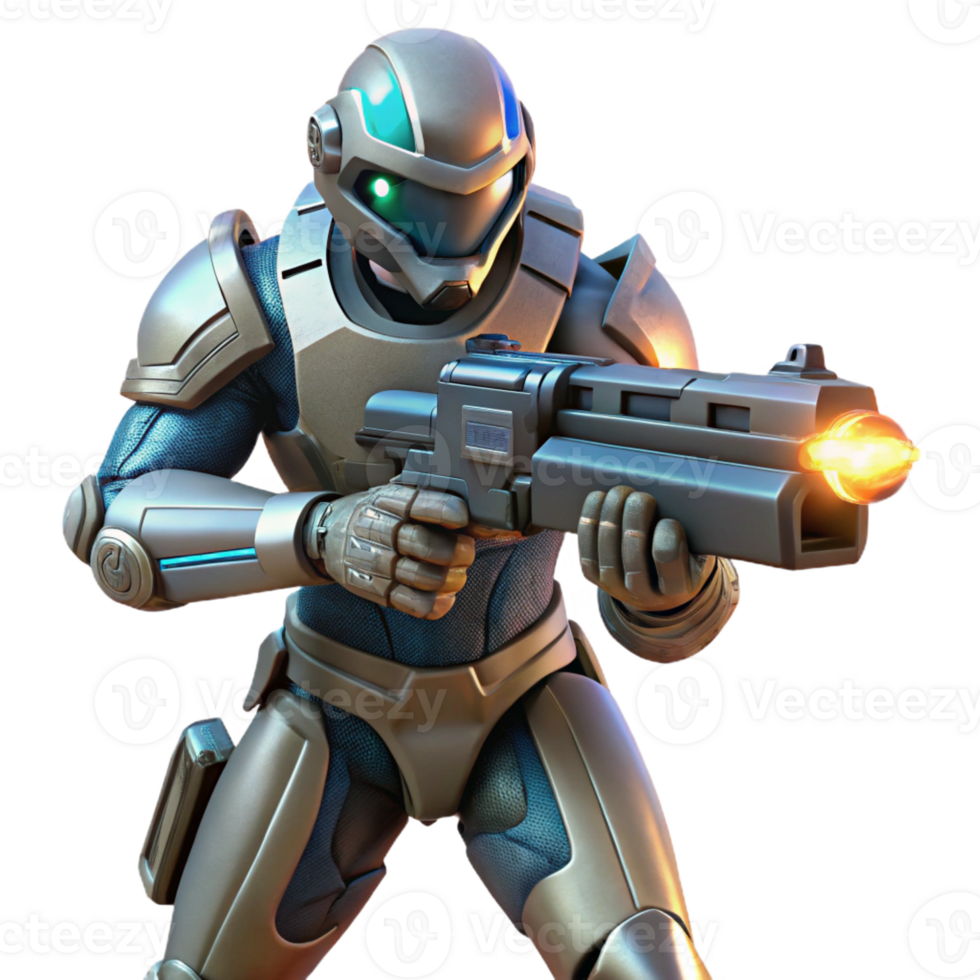 extraordinary rustic Futuristic Soldier Aiming Power high quality png