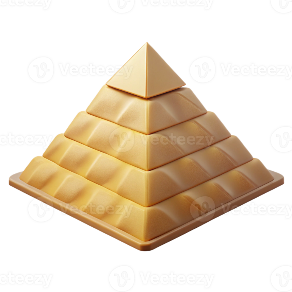 vibrant creative An Ancient Egyptian Pyramid Harsh Desert high quality png