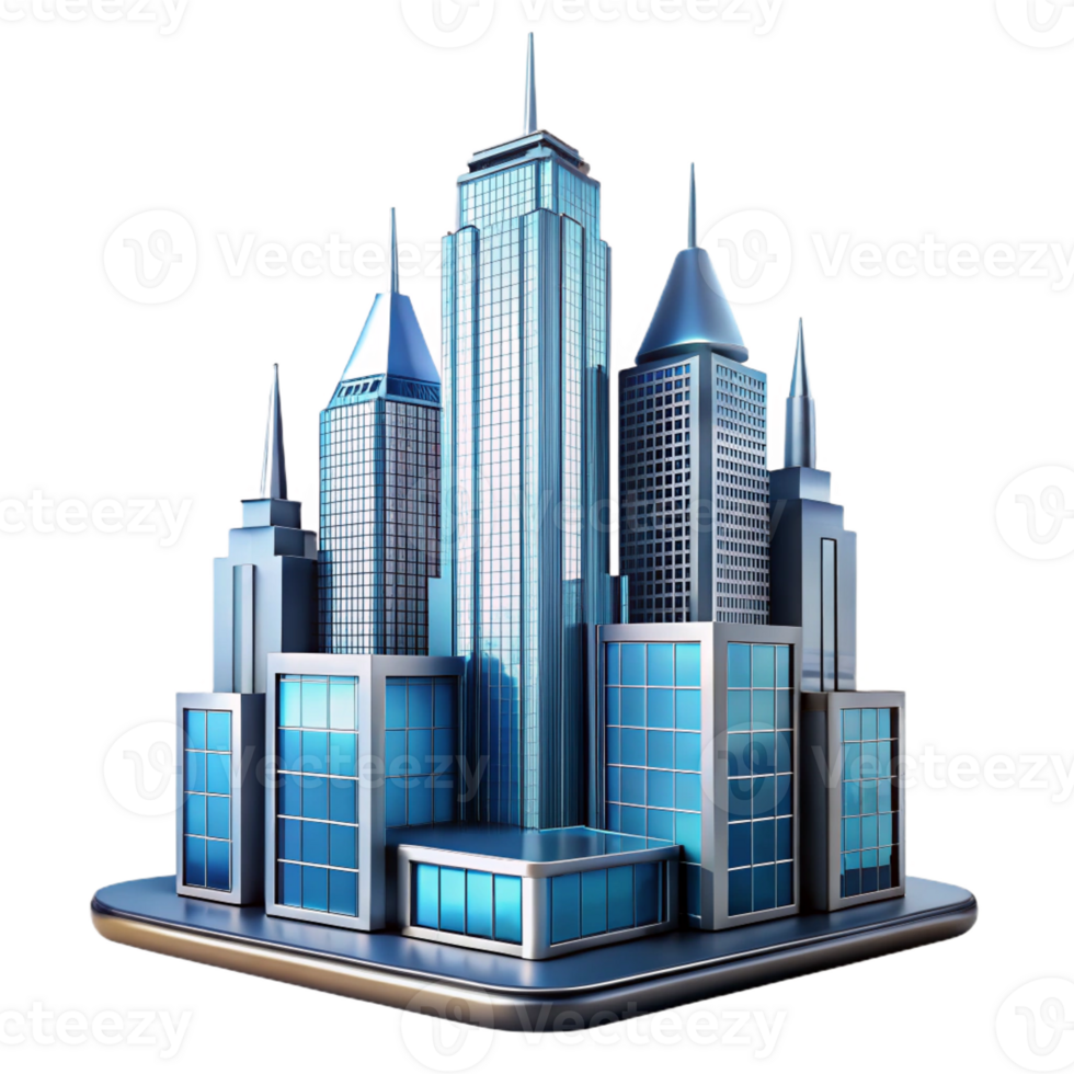 wonderful traditional A Sleek Glass and Steel Skyscraper exclusive png