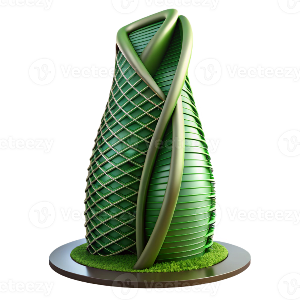 impressive creative Biomorphic Skyscraper Organic Curves 4K png