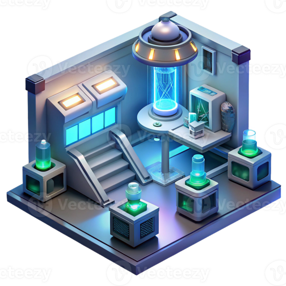 magnificent abstract Futuristic Sci-fi Research professional png