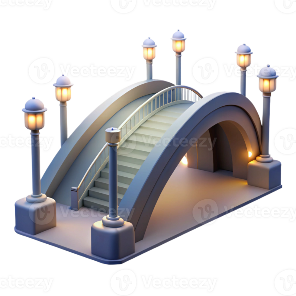 impressive vintage Modern Bridge with Sleek Minimalist genuine png
