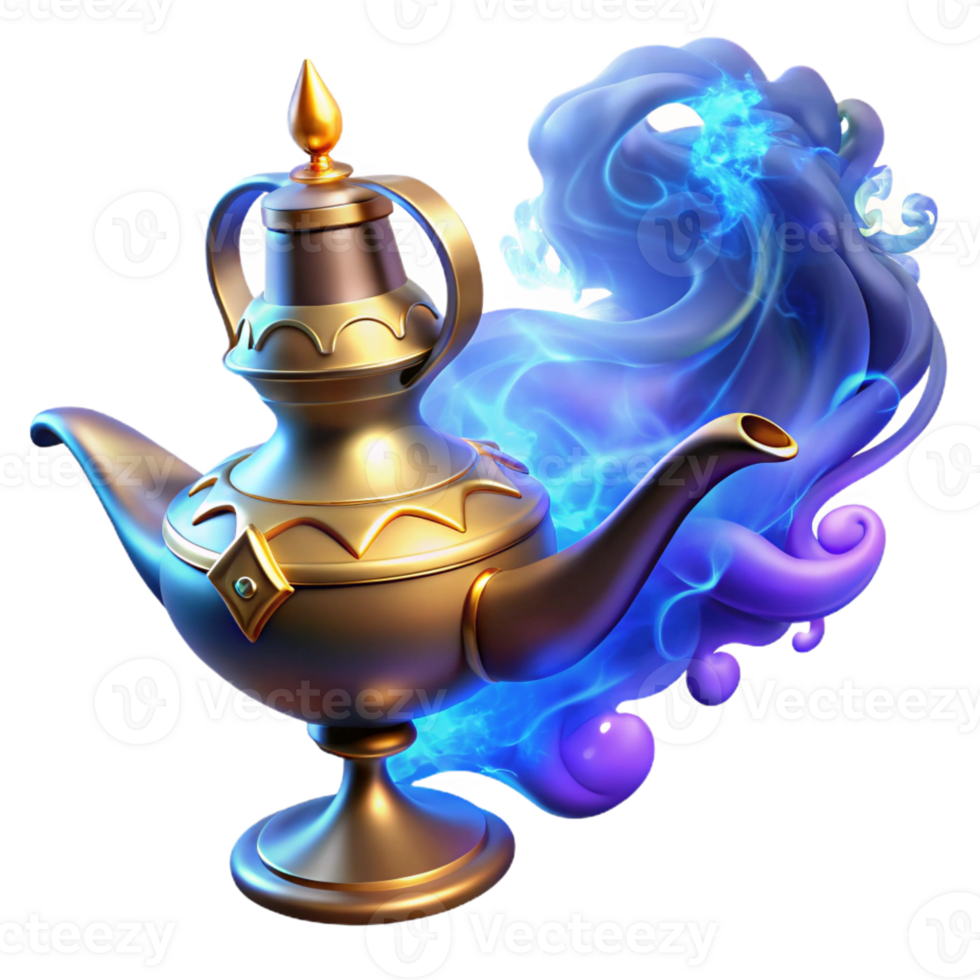 extraordinary classic A Powerful Djinn Emerging from a Ornate genuine png