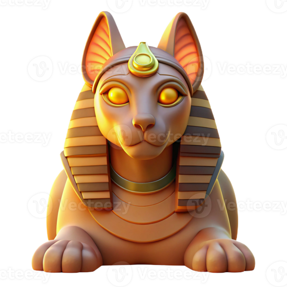 stunning classic A Wise Sphinx with Enigmatic Eyes and professional png