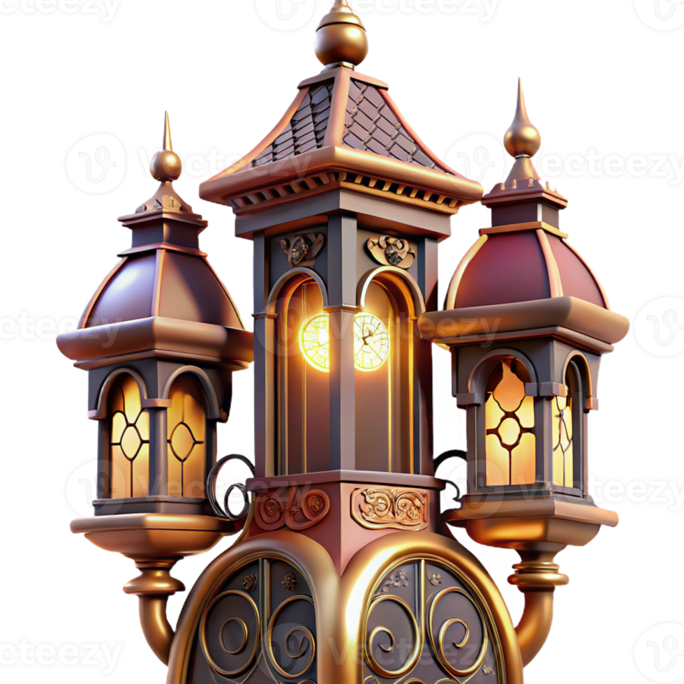 stunning creative A Towering Art Nouveau Clock Tower genuine png