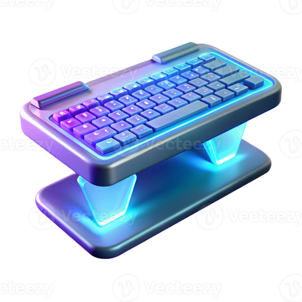 serene classic A Holographic Keyboard Projected Onto a original png