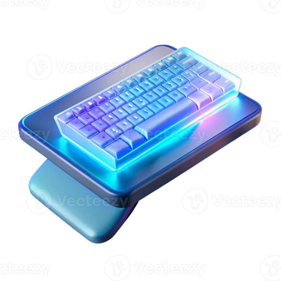 elegant traditional A Holographic Keyboard Projected Onto a exclusive png