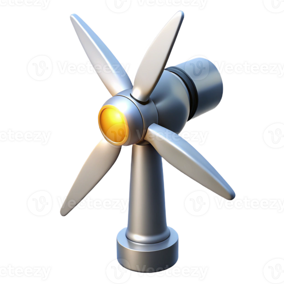 elegant classic A Wind Turbine Generating Energy Sleek high resolution png