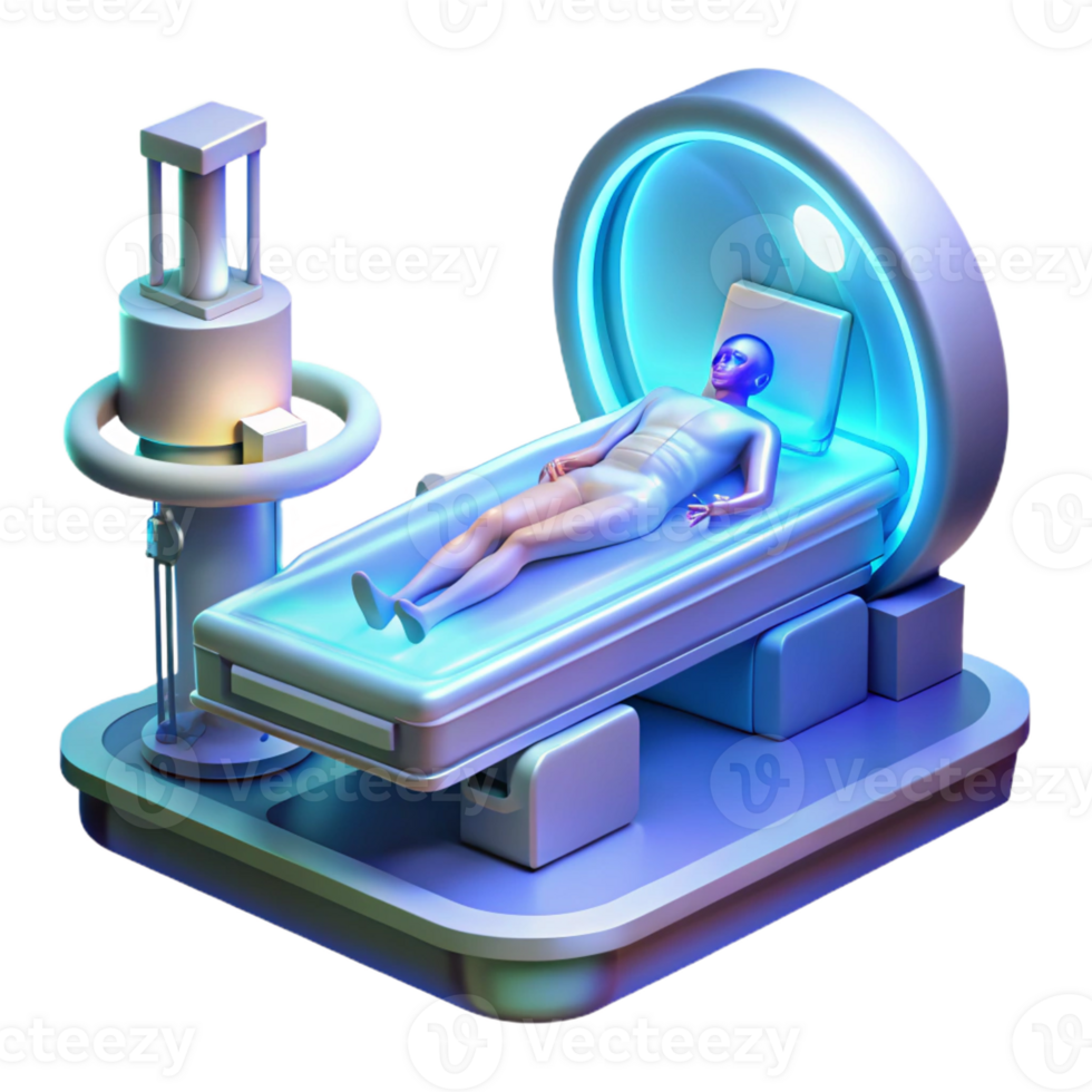 dramatic modern A Futuristic Medical Bay with high quality png