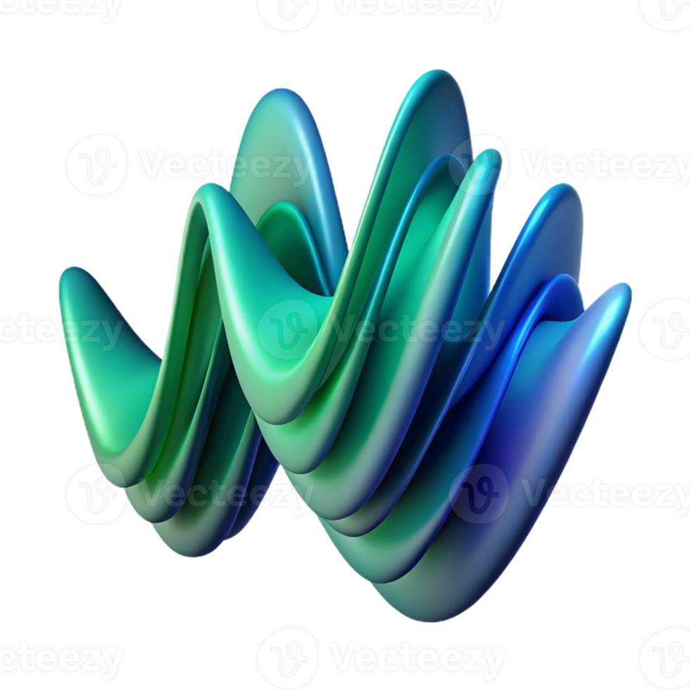 serene artistic An Abstract Representation of Sound Waves high resolution png
