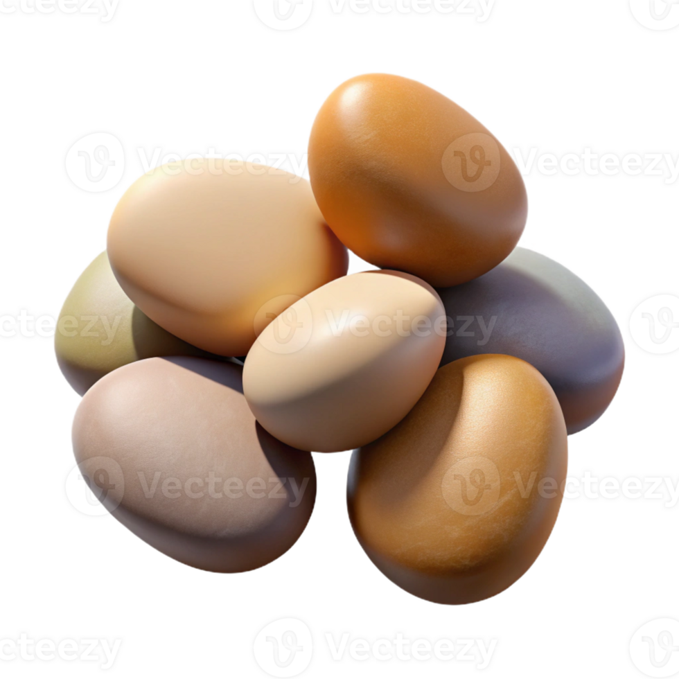 serene rustic A Group of Pebbles on a Beach Smooth exclusive png