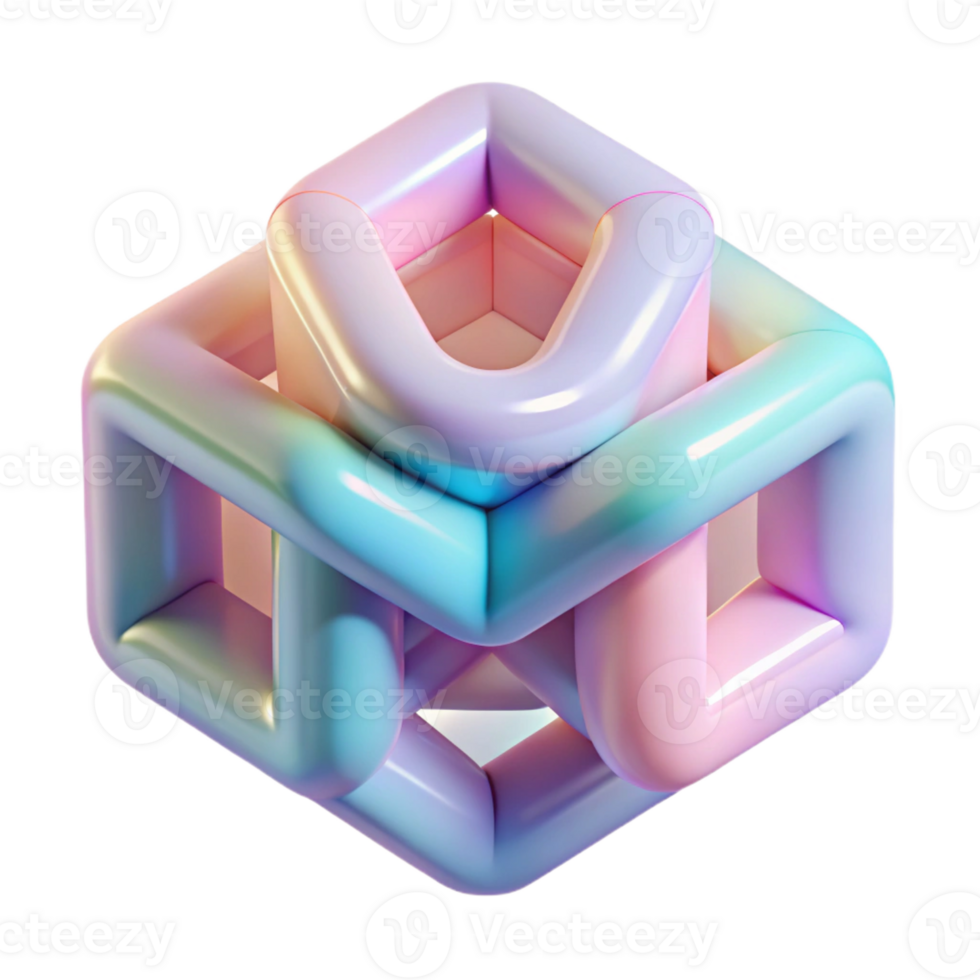 wonderful classic Interlocking Translucent Geometric Forms professional png