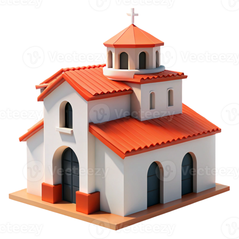 dramatic modern Spanish Colonial Mission White Stucco exclusive png