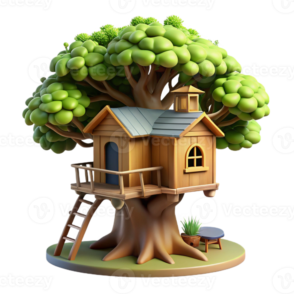 elegant contemporary A Treehouse Built Into a Giant Redwood original png