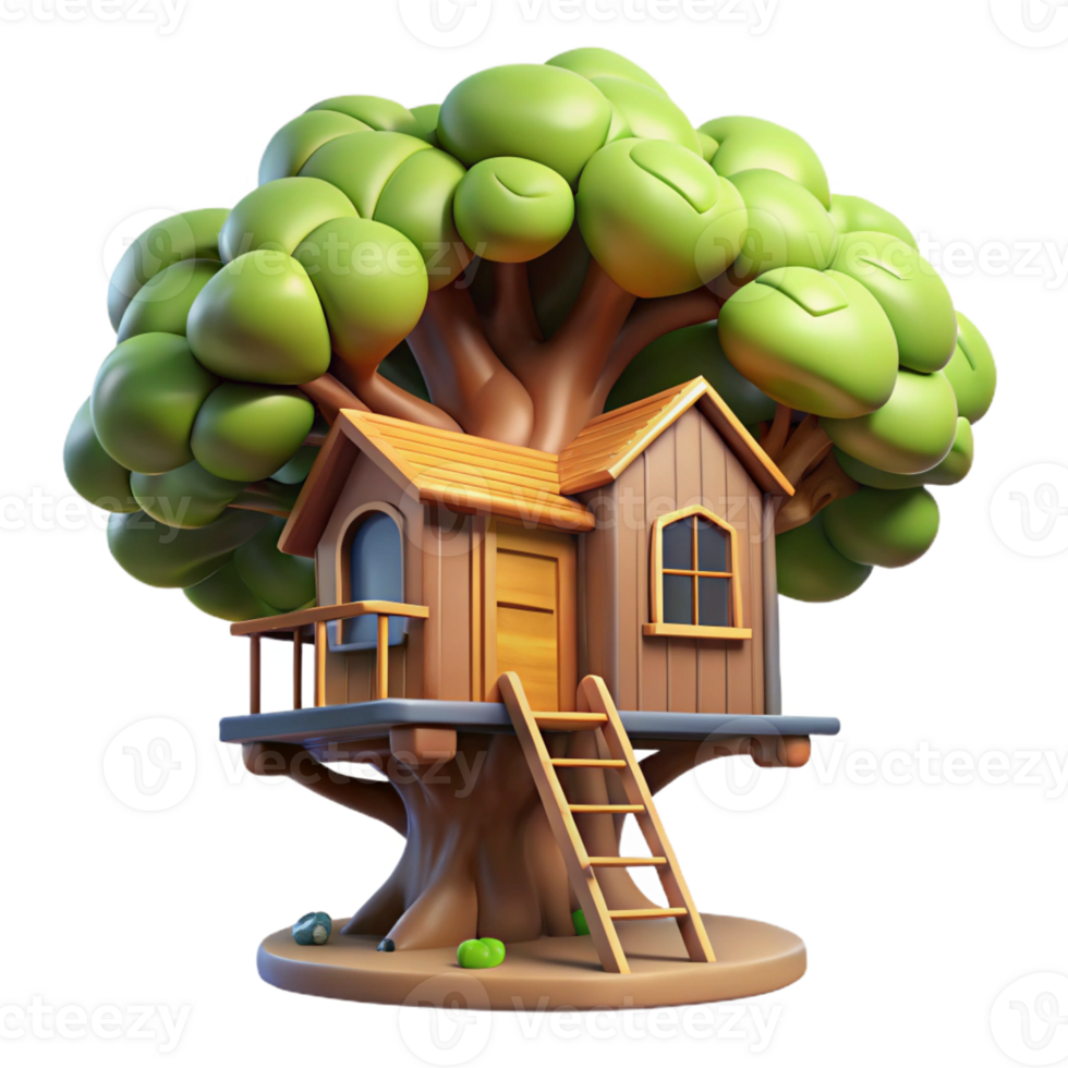 extraordinary rustic A Treehouse Built Into a Giant Redwood premium png