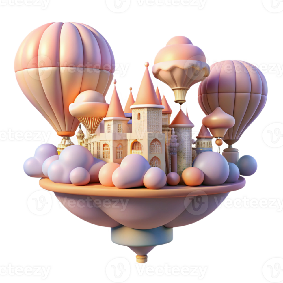 beautiful classic A Floating City Made of Interconnected Hot genuine png
