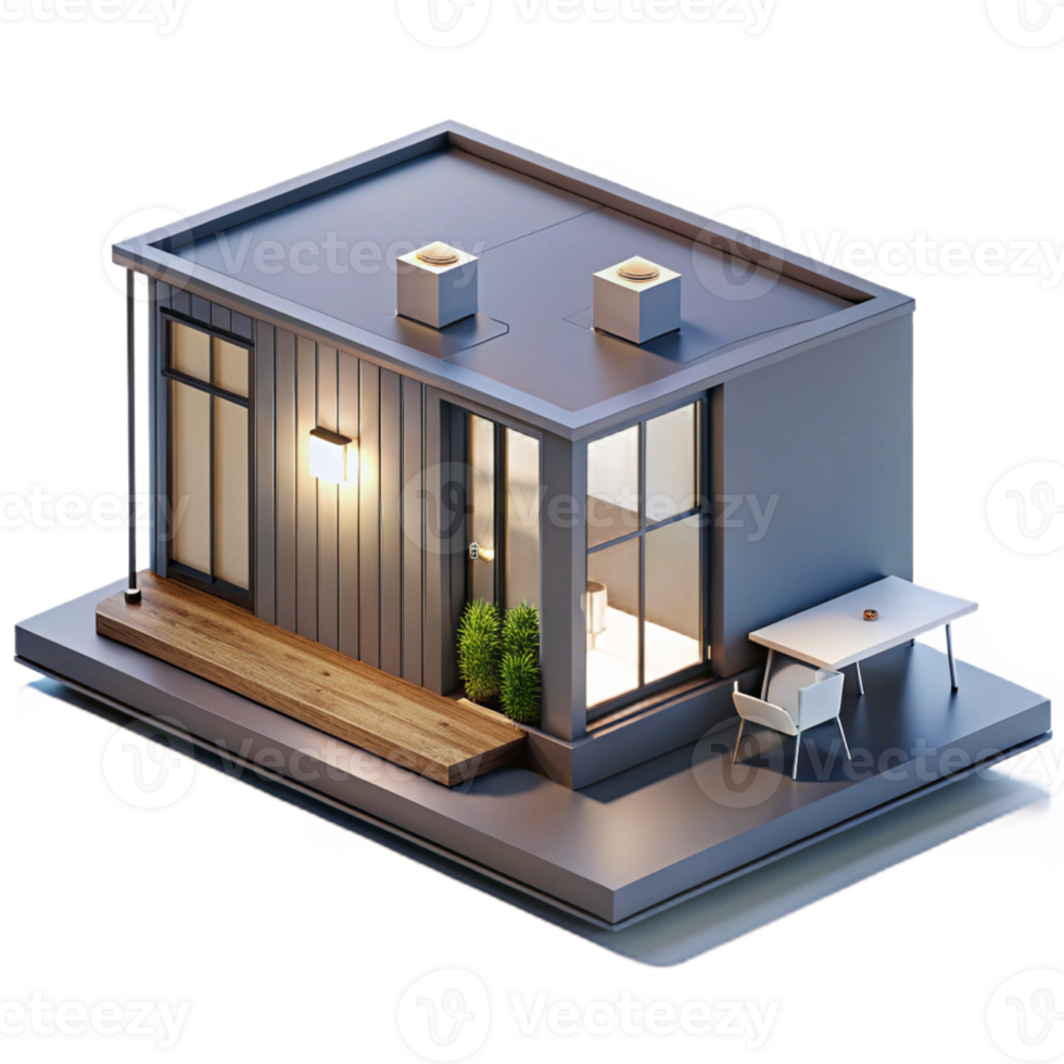 elegant creative Modular Housing Unit Prefabricated original png
