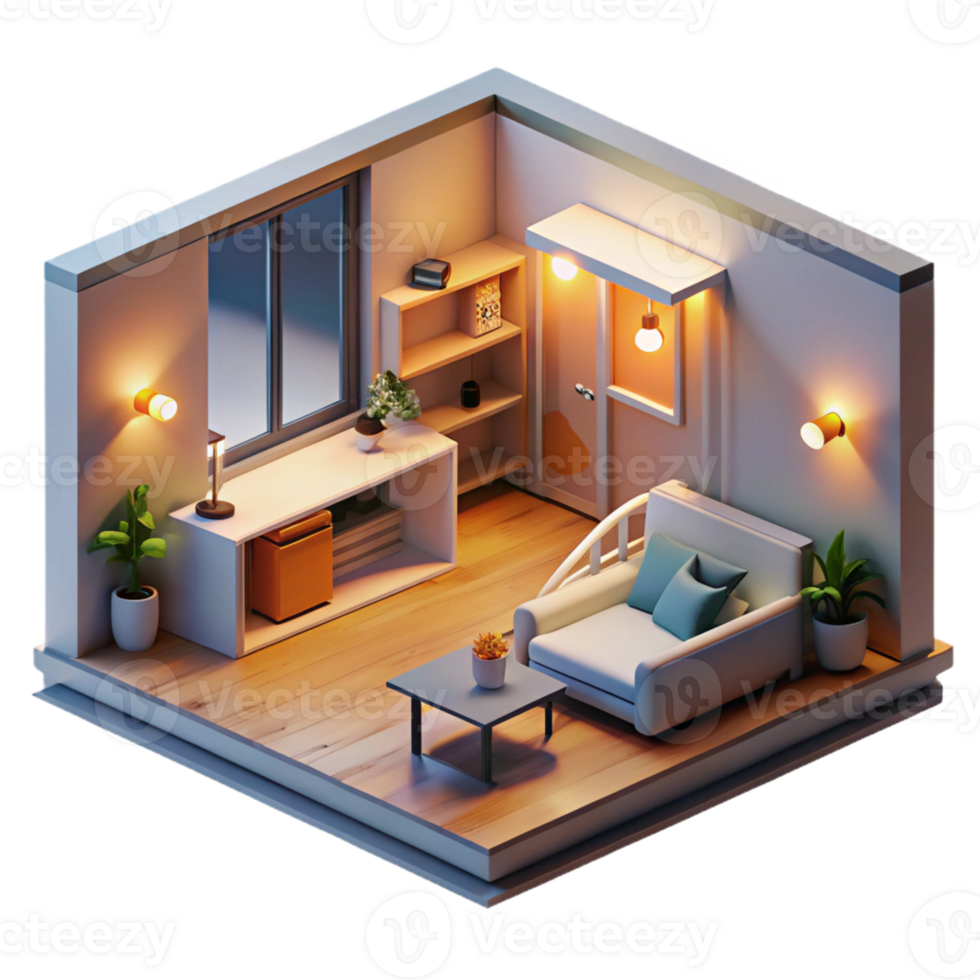 impressive rustic Microscale Apartment Compact Living professional png