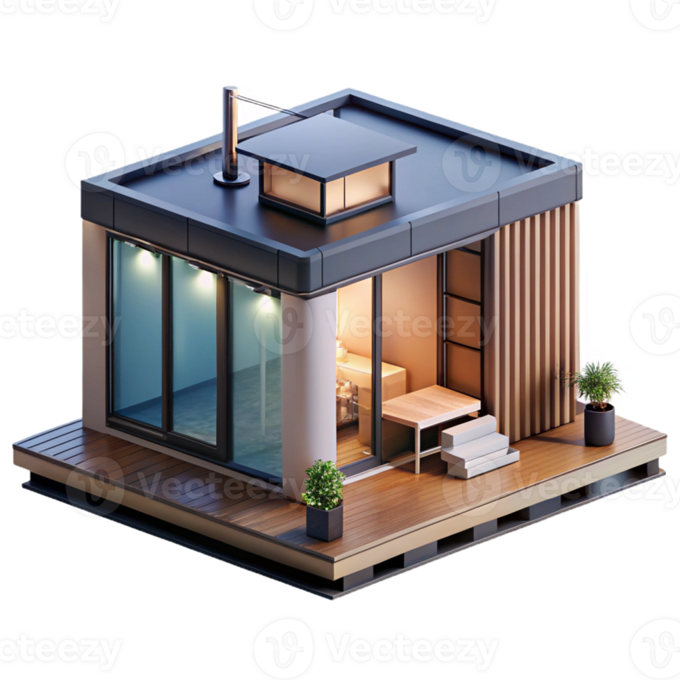 extraordinary traditional Modular Housing Unit Prefabricated 4K png