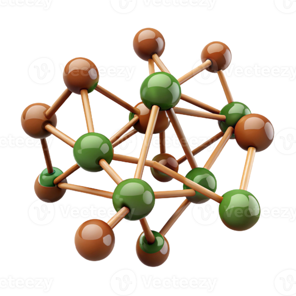serene abstract A Complex Network of Interconnected high quality png