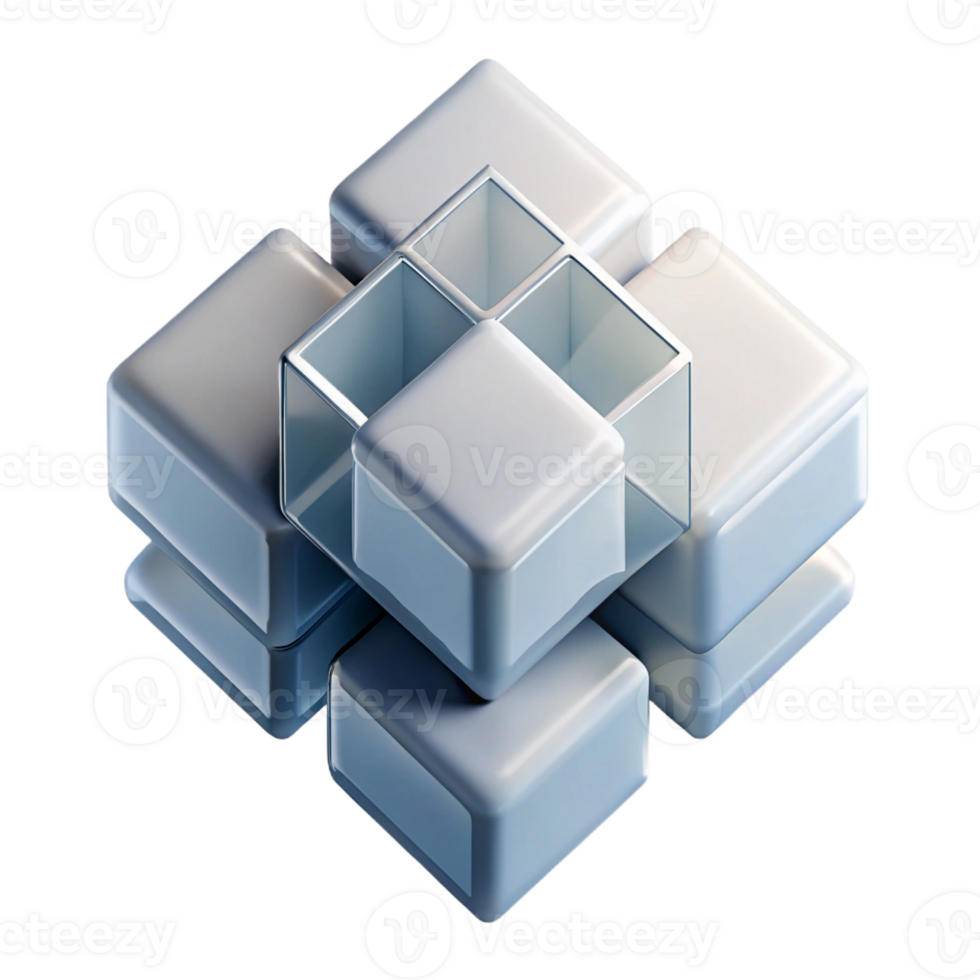 dramatic contemporary A Dynamic Composition of Overlapping high resolution png