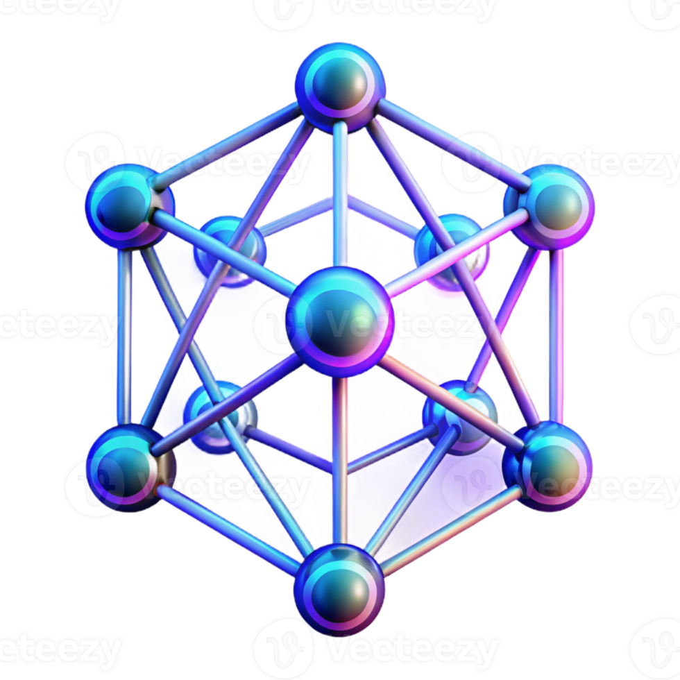 impressive rustic A Network of Interconnected Glowing high resolution png