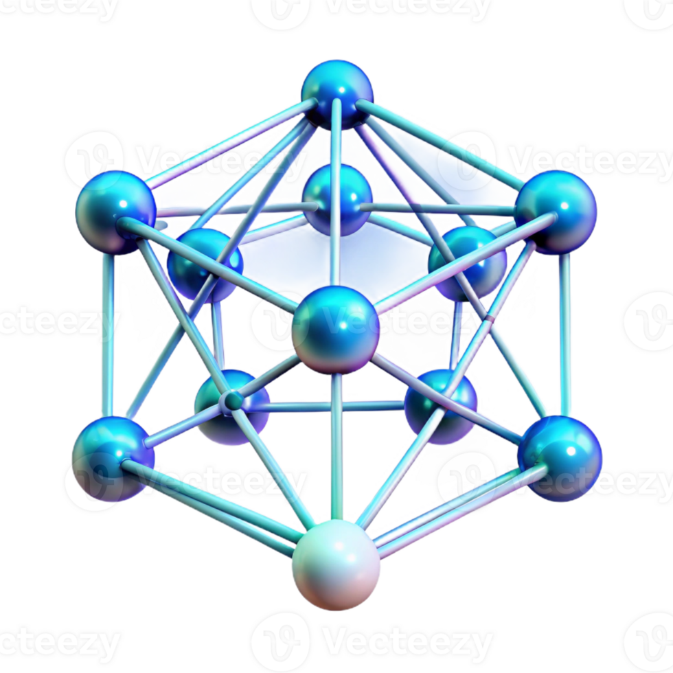 beautiful creative A Network of Interconnected Glowing original png