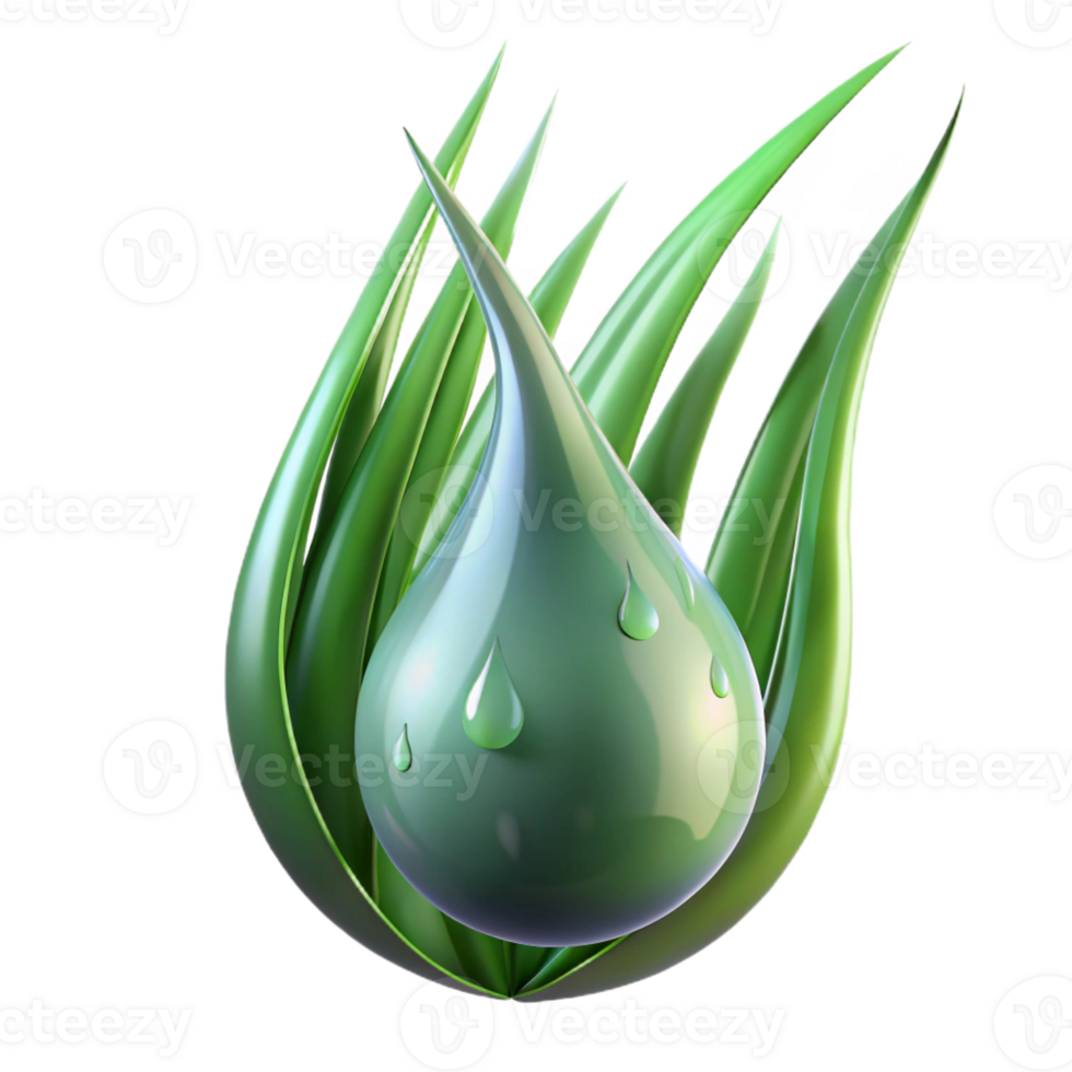 stunning modern A Close Up of a Dewdrop on a Blade 4K png