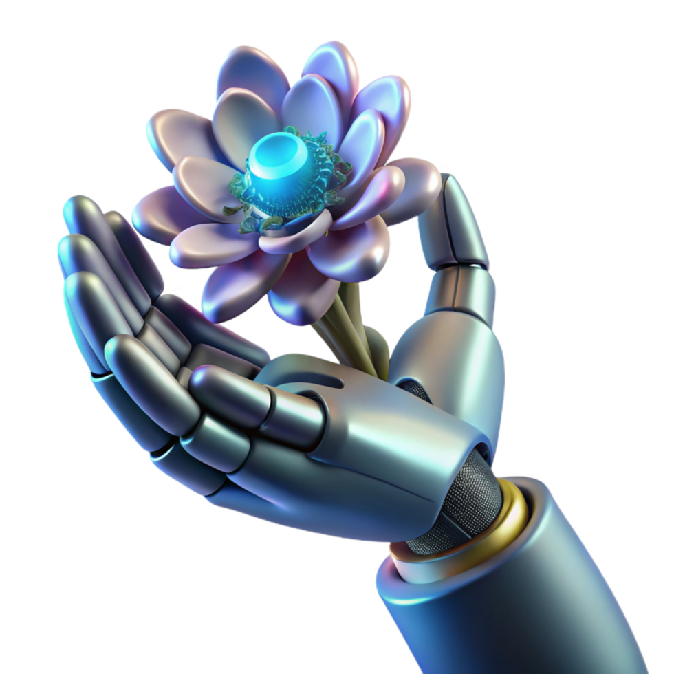 wonderful vintage A Robotic Hand Intricately Detailed with high quality png