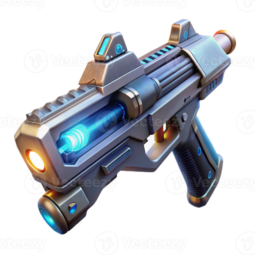 beautiful vintage A Futuristic Weapon with Intricate 4K png
